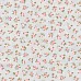 Отрез ткани 50х55 см "Мини-розочки на сером" (Peppy)