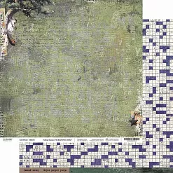 Бумага 30х30 см "В объятиях зимы. Однажды зимой" (PaperHome)