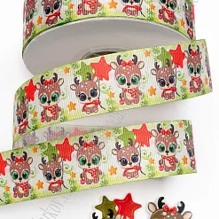 Лента репсовая "Олененок", ширина 2,5 см, длина 1 м Лента репсовая "Олененок", ширина 2,5 см, длина 1 м