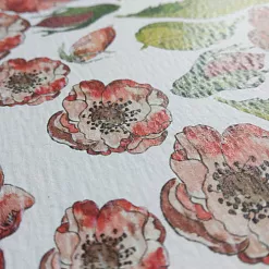 Бумага "Compose Your Life. Red flower pieces" (AgaBaraniak)
