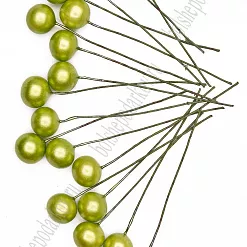 Букет ягод "Фисташковый", 1,2 см, 10 шт Букет ягод "Фисташковый", 1,2 см, 10 шт