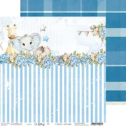 Набор бумаги 30х30 см "Oh, Boy!", 6 листов (CraftO'clock)