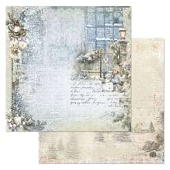 Набор бумаги 20х20 см "Сочельник", 12 листов (ScrapMania)