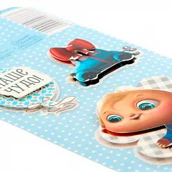 Набор объемных наклеек 7х14 см "Наше чудо" (АртУзор) Набор объемных наклеек 7х14 см "Наше чудо" (АртУзор)