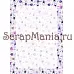 Набор электронных страничек для распечатки "Этника. Лиловое сияние" (ScrapMania)