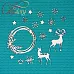 Набор украшений из чипборда "С оленями 2" (CraftStory)