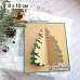 Нож "Открытка 3D. Большая елка", 8х10 см (ScrapMania)