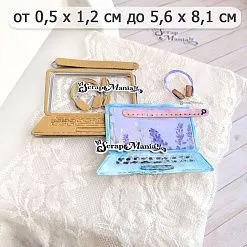 Нож "Школьная жизнь. Ноутбук и наушники", 5,6х8,1 см (ScrapMania)