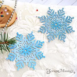 Нож "Снежинка большая 4", 7,4х7,4 см (ScrapMania)