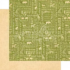 Набор бумаги 15х15 см "Safari adventure", 36 листов (Graphic 45)