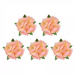 Набор цветов "Гвоздики, кремово-розовые", 5 шт (ScrapBerry's) Набор цветов "Гвоздики, кремово-розовые", 5 шт (ScrapBerry's)