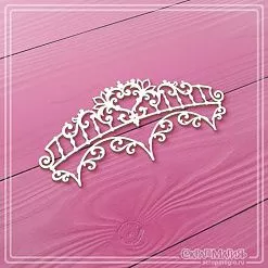 Чипборд "Торжество. Ажурный мостик", 9,6х4,5 см (СкрапМагия)