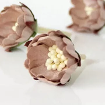 Цветок шиповника "Кофе с молоком", 1 шт (Craft)