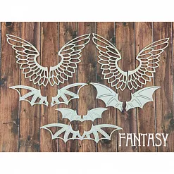 Чипборд "Крылья 2348" (Fantasy)