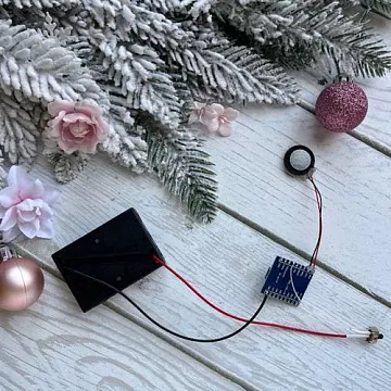 Музыкальный модуль с мелодией "Вальс цветов", сменная батарейка (ScrapIllumination)