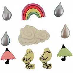 Набор пуговиц "Апрельский дождик" (Buttons Galore) Набор пуговиц "Апрельский дождик" (Buttons Galore)