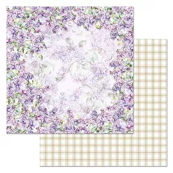 Бумага "Времена года: весна. Поцелуй сирени" (ScrapMania)