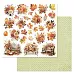 Бумага "Художница Осень. Листья" (ScrapMania)