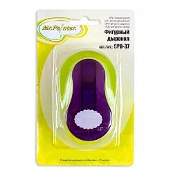 Дырокол Mr.Painter 3,7 см "Овал волнистый" (Mr.Painter)