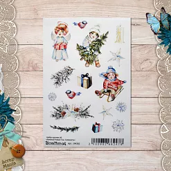 Набор наклеек А6 "Румяный Новый Год. Снежность" (ScrapMania)