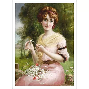 Тканевая карточка "Барышни. Катарина" (ScrapMania)