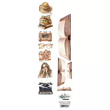 Бумага 6х30 см "Natural Beauty 04" (Alchemy of Art)