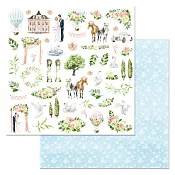 Бумага "Обнимая счастье. Картинки" (ScrapMania) Бумага "Обнимая счастье. Картинки" (ScrapMania)