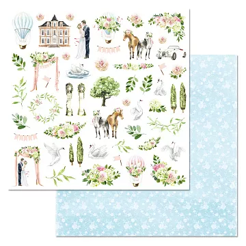 Бумага "Обнимая счастье. Картинки" (ScrapMania)