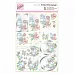 Аппликация бумажная вырубная А4 "Birds & Posies" (DoCrafts)