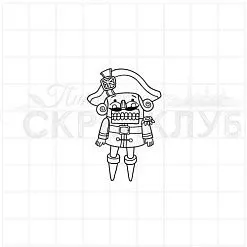 Штамп "Щелкунчик", 2,8х4,2 см (Скрапклуб)