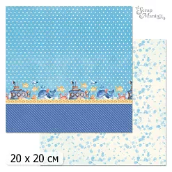 20х20 Бумага "Морячок. Дизайн 2" (ScrapMania, 210 286)