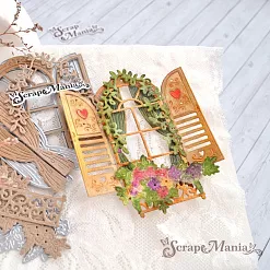 Нож "Усадьба. Окно с французским балконом", 8,4х8,6 см (ScrapMania)