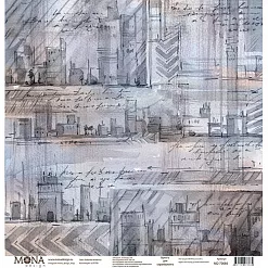 Набор бумаги 30х30 см "Hipster", 12 листов (MonaDesign)