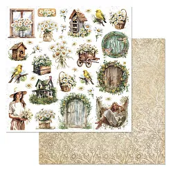 Бумага "Сезон ромашек. Детали" (ScrapMania)