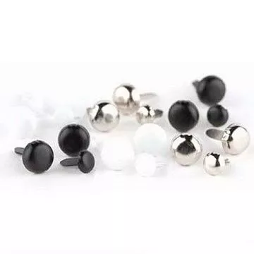 Набор брадсов "Черные, белые и серебряные" (Making Memories)