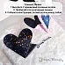 Нож "Карман. Сердечко с цветами", 6,9х7,8 см (ScrapMania)