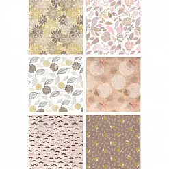 Набор бумаги 15х15 см "Neutral Melody", 30 листов (Multicraft)