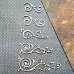 Набор украшений из чипборда "Завитки" (Русские узоры)