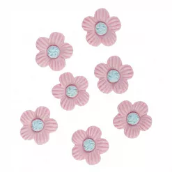 Акриловое украшение "Большой лютик" цвет винтажно-розовый (АртУзор)