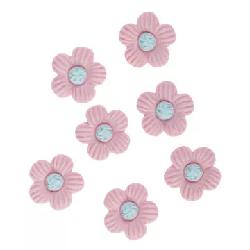 Акриловое украшение "Большой лютик" цвет винтажно-розовый (АртУзор)