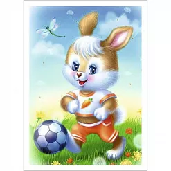 Тканевая карточка "Детский сад. Футболист" (ScrapMania)