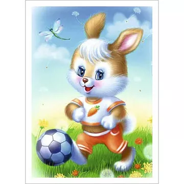 Тканевая карточка "Детский сад. Футболист" (ScrapMania)