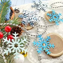 Нож "Снежинка крупная. Простая", 4,5 см (ScrapMania)