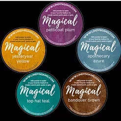 Набор сухих красок-спрей сияющих "Steampunk Soiree" (Lindy's)