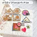 Нож "Цветочные марки", 4х4 см (ScrapMania)
