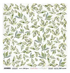 Бумага "Amidst The Roses Leaves 1" (ScrapAndMe)