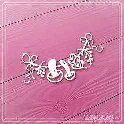 Чипборд "Осенняя гирлянда", 7,2х3,5 см (СкрапМагия)