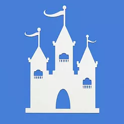 Украшение из чипборда "Замок принцессы" (ПроСвет)