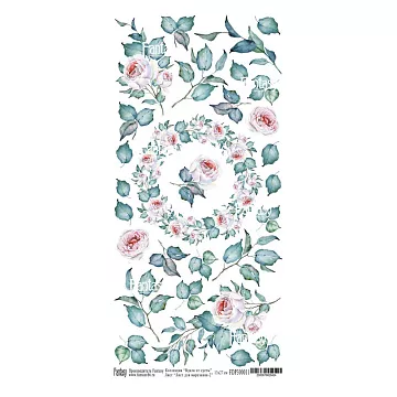 Бумага 13х28 см "Вдали от суеты. Лист для вырезания 2" (Fantasy)