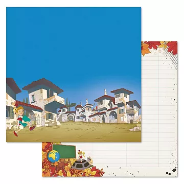 Бумага "Буратино. Лист 1" (ScrapMania)